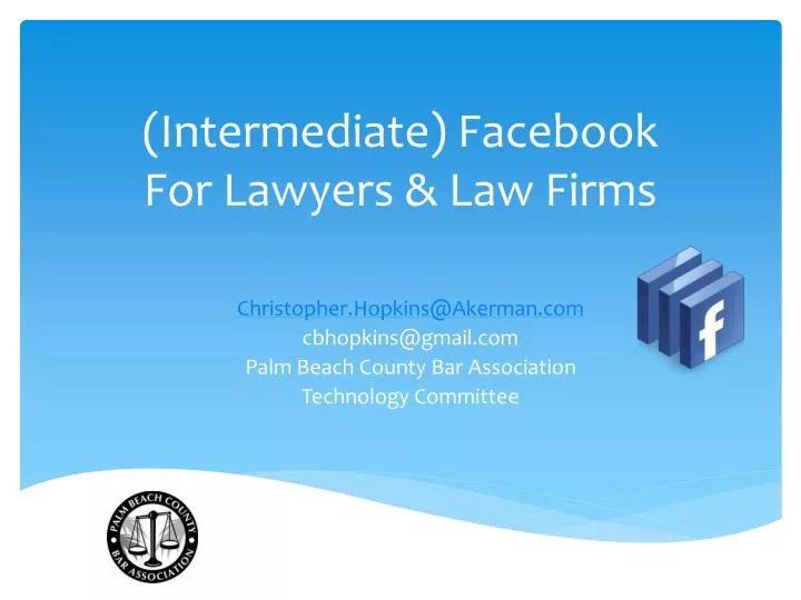 intermediate facebook for lawyers law firms