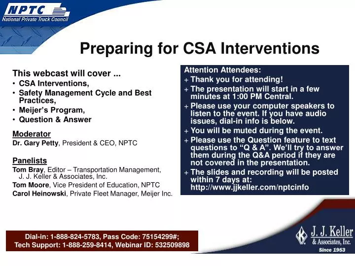 preparing for csa interventions