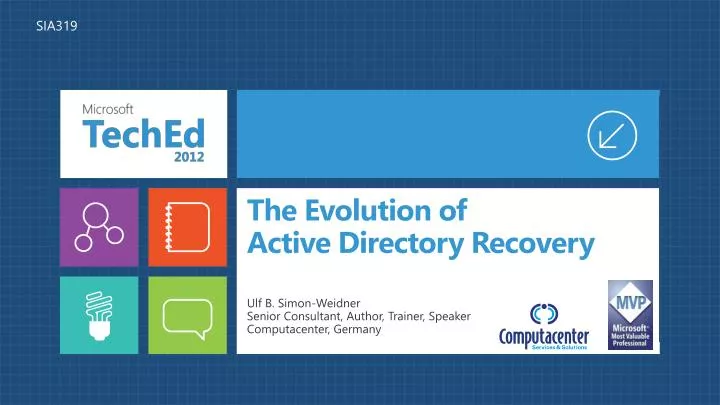 the evolution of active directory recovery