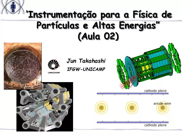 instrumenta o para a f sica de part culas e altas energias aula 02