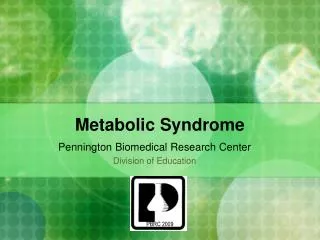 metabolic syndrome