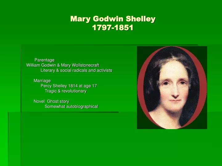 mary godwin shelley 1797 1851
