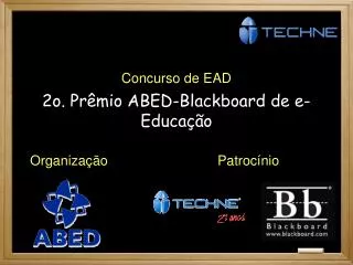 2o. Prêmio ABED-Blackboard de e-Educação