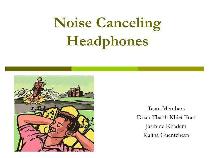 noise canceling headphones