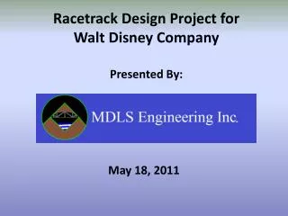 Racetrack Design Project for Walt Disney Company