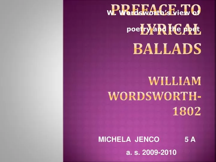 preface to lyrical ballads william wordsworth 1802