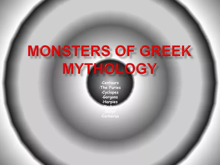 monsters of greek mythology