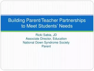 PPT - Parent-Teacher Partnerships PowerPoint Presentation, Free ...