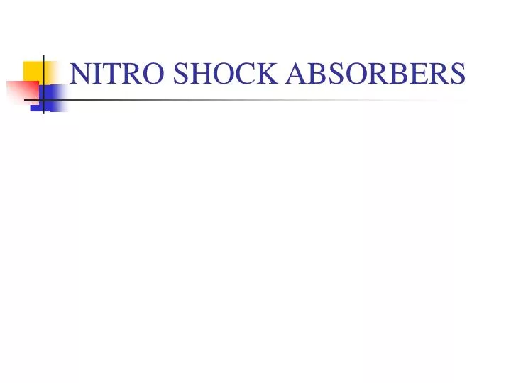 nitro shock absorbers