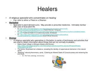 Healers