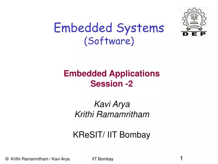 embedded systems software