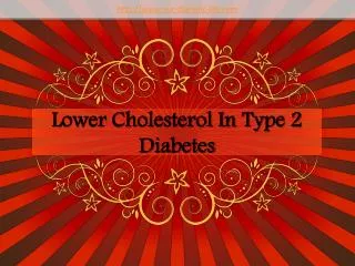lower cholesterol in type 2 diabetes