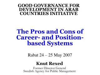 The Pros and Cons of Career- and Position-based Systems