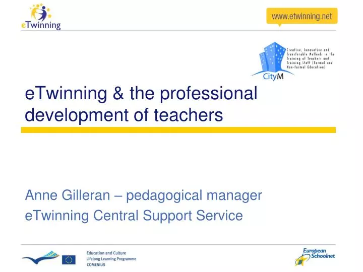 etwinning the professional development of teachers