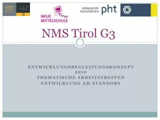 entwicklungsbegleitungskonzept 2010 thematische arbeitstreffen entwicklung am standort