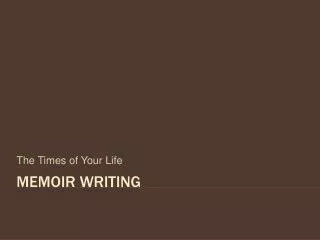 the times of your life
