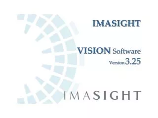 IMASIGHT VISION Software Version 3.25