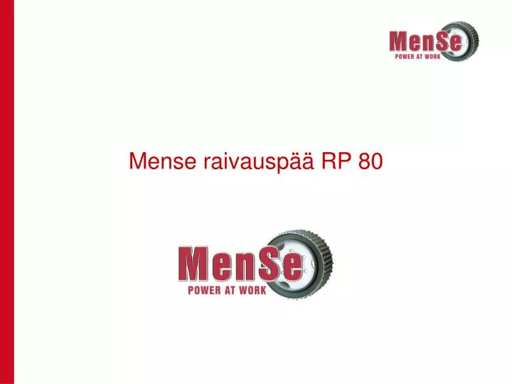 mense raivausp rp 80