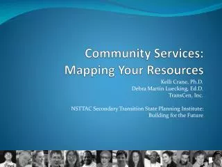 Community Services: Mapping Your Resources