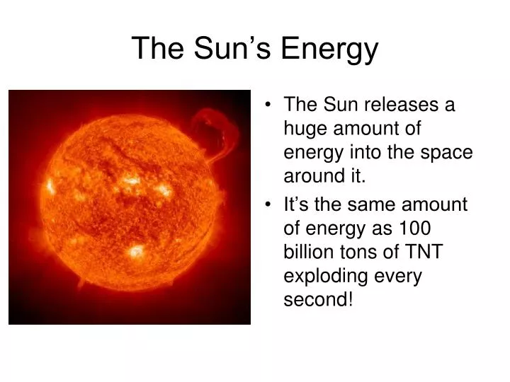 the sun s energy