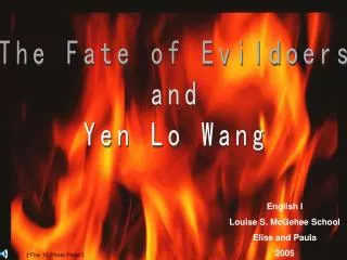 The Fate of Evildoers and Yen Lo Wang