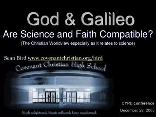 God &amp; Galileo