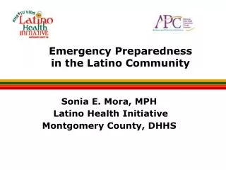 Emergency Preparedness in the Latino Community