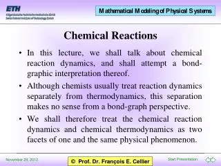 Chemical Reactions