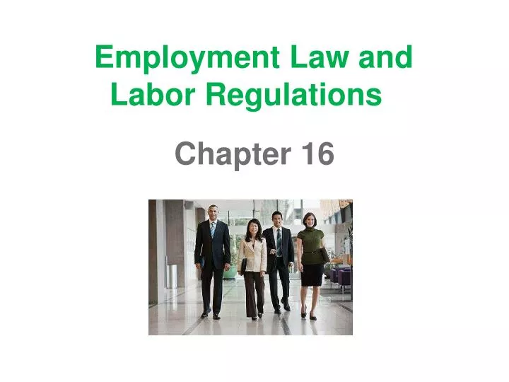 employment law and labor regulations