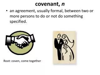 covenant , n