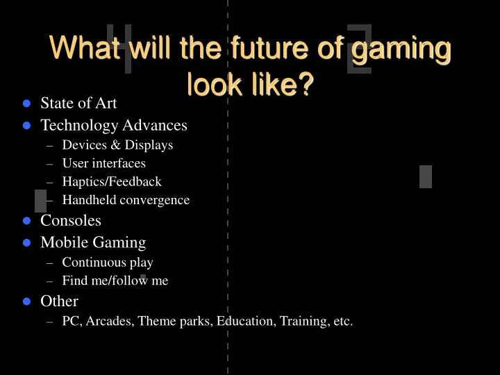 what will the future of gaming look like