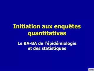 initiation aux enqu tes quantitatives