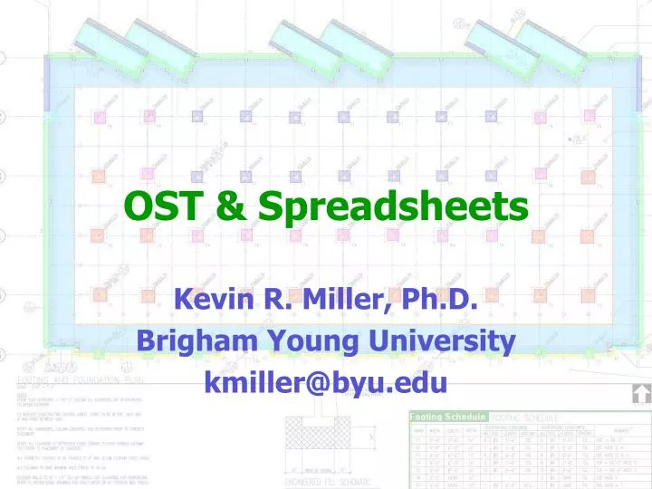 ost spreadsheets