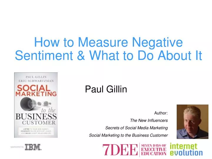 how to measure negative sentiment what to do about it