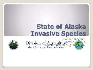 State of Alaska Invasive Species