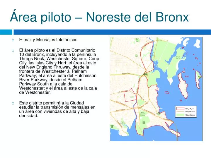 rea piloto noreste del bronx