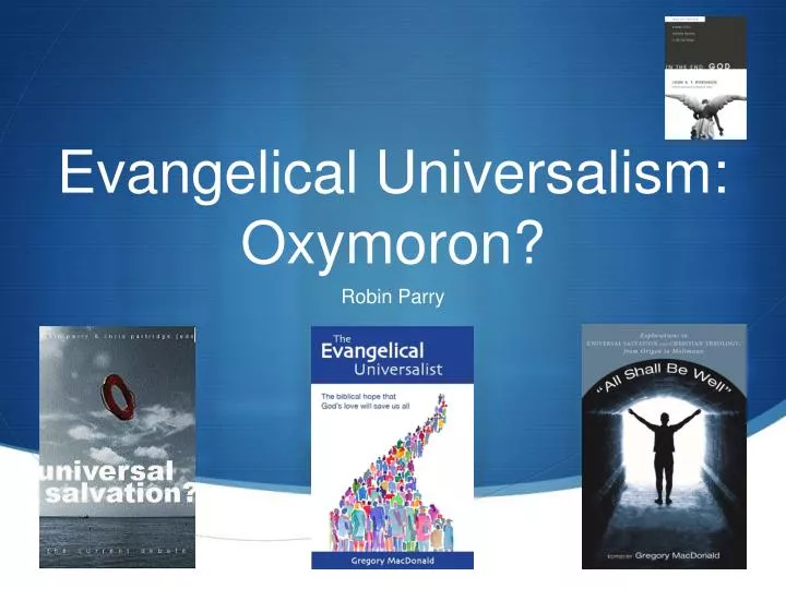evangelical universalism oxymoron