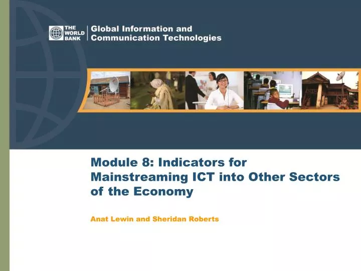module 8 indicators for mainstreaming ict into other sectors of the economy