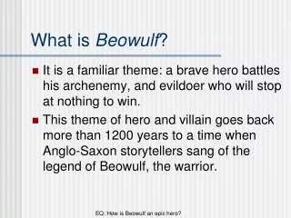 What is Beowulf ?