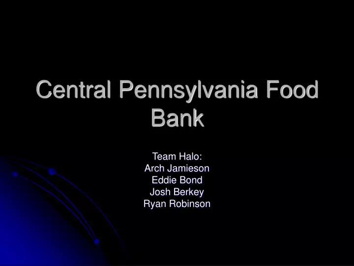 central pennsylvania food bank