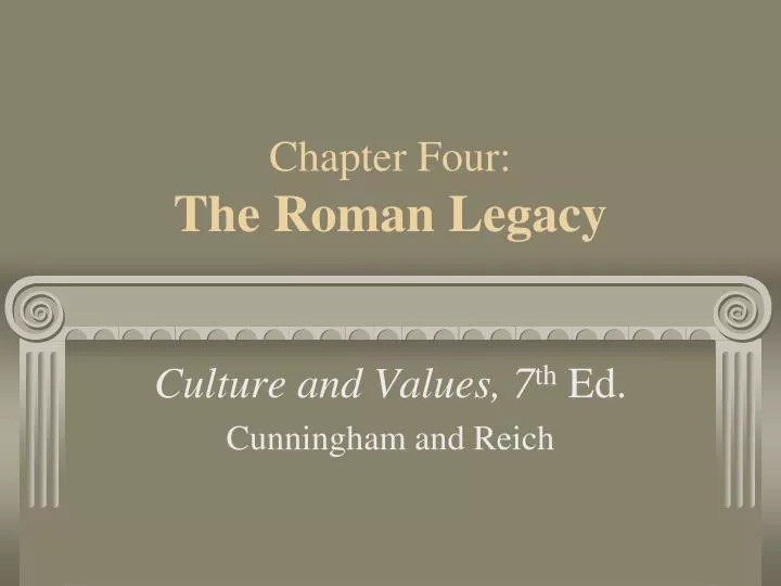 chapter four the roman legacy