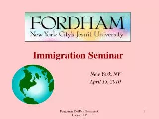 Immigration Seminar