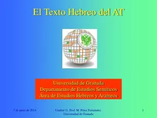 el texto hebreo del at