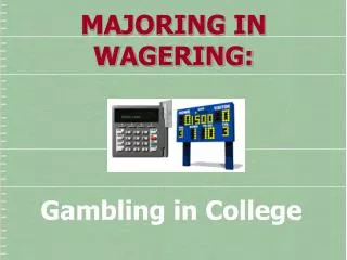 Gambling in College