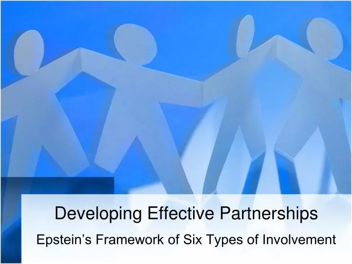 developing effective partnerships