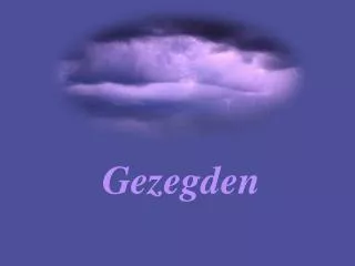 Gezegden