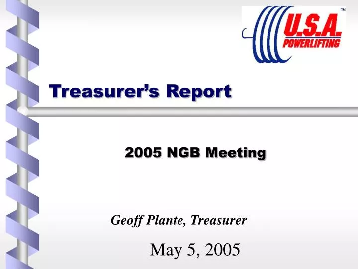 treasurer s report