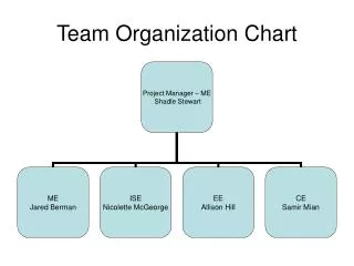 Team Organization Chart