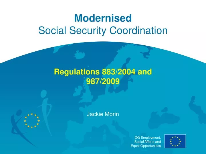 modernised social security coordination