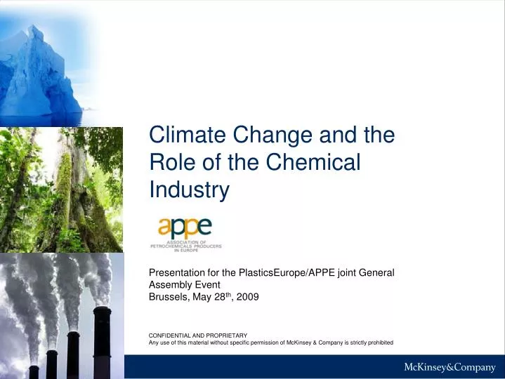 climate change and the role of the chemical industry